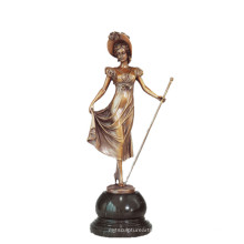 Colección de arte femenino Escultura de bronce Cetro Lady Decor Estatua de bronce TPE-691